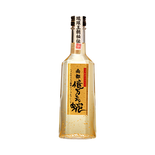 南都億万長蛇 金箔入りハブ源酒 35度 / 310ml - さきたりや - 南都酒造